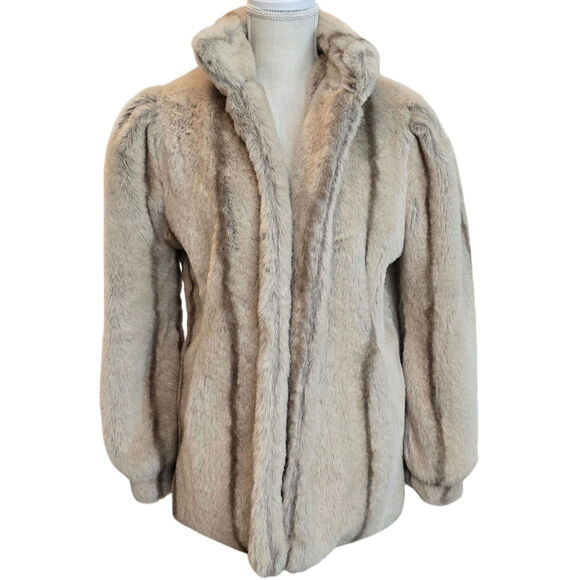 Faux Fur Women's Open Jacket Sz. Onesize - Picture 1 of 7